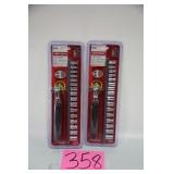2 CRAFTSMAN 17PC WOBBLE RATCHET MULTI DRIVE TOOLS