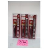 3 CRAFTSMAN 17PC WOBBLE RATCHET MULTI DRIVE TOOLS