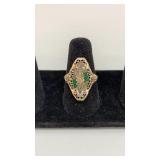 WHITE GOLD RING W/ DIAMOND - UNSURE IF 10K OR 14K WHITE GOLD RING W/ DIAMOND - UNSURE IF 10K OR 14K