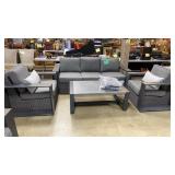 NEW SUNBRELLA WOVEN OUTDOOR 4PC PATIO SET NEW SUNBRELLA WOVEN OUTDOOR 4PC PATIO SET