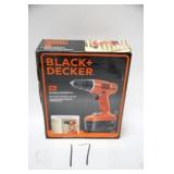 BLACK & DECKER 18V CORDLESS DRILL/DRIVER