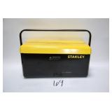 BLACK / YELLO STANLEY METAL TOOL BOX