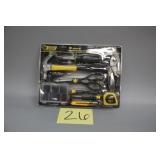 STEEL GRIP 9PC HOMEOWNERS TOOL SET