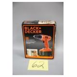 BLACK & DECKER 18V CORDLESS DRILL