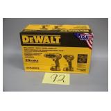 DEWALT 20V DRILL/DRIVER/IMPACT DRIVER COMBO KIT