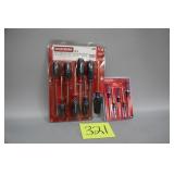 LOT OF 2 NEW CRAFTSMAN SCREWDRIVER SETS