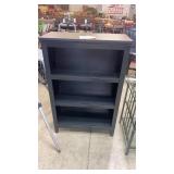 BLACK 3 SHELF BOOKCASE