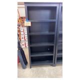 BLACK 5 SHELF BOOKCASE