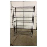 NEW IN BOX SANDUSKY BLACK SHELF W/ 6 LAYERS