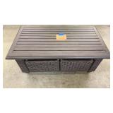 SUNBRELLA ALL WEATHER COFFEE TABLE W/ STORAGE