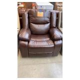 MAROON MANUAL ROCKER RECLINER