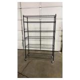 NEW IN BOX SANDUSKY BLACK SHELF W/ 6 LAYERS