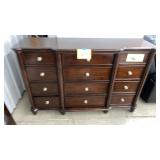 DK WOOD TALL 12 DRAWER DRESSER