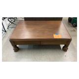 LARGE WOOD COFFEE TABLE