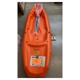 LIFETIME WAVE ORANGE YOUTH KAYAK W/ PADDLE