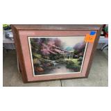 LARGE THOMAS KINKADE "POOLS OF SERENITY"