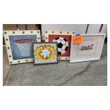 LOT OF 4 WALL ART