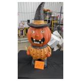 36" RESIN PUMPKIN DECOR