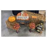 7PC LOT OF FALL/HALLOWEEN DECOR