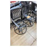 LOT OF 2 PRE-OWNED SWIVEL PATIO CHAIRS