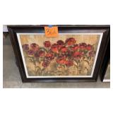 FRAMED FLORAL WALL ART