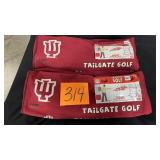 LOT OF 2 IU TAILGATE GOLF BALL TOSS GAMES IN BAGS