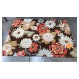 FLORAL PRINT RUG