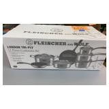 FLEISCHER & WOLF LONDON TRI-PLY 12PC COOKWARE SET