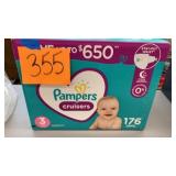 NEW BOX OF PAMPERS CRUISERS SIZE 3