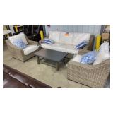 NEW SUNBRELLA ALL WEATHER 4PC PATIO SET