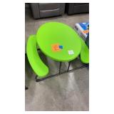 LIFETIME KIDS GREEN PLASTIC FOLDING PICNIC TABLE