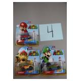 LOT OF 3 SUPER MARIO HOT WHEELS