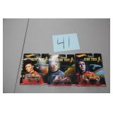 LOT OF 3 STAR TREK HOT WHEELS