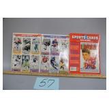 LOT OF ASSORTED SOPRTS CARDS ITEMS