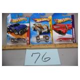 LOT OF 3 HOT WHEELS