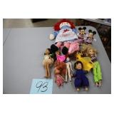 LOT OF 10 ASSORTED DOLLS