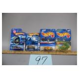 LOT OF 4 HOT WHEELS