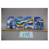 LOT OF 4 HOT WHEELS