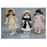 LOT OF 3 DOLLS