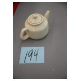 MCCOY WHITE TEAPOT W/ LID