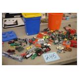 LOT OF ASSORTED KIDS ITEMS - MATCHBOX, LEGOS, MISC