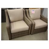 LOT OF 2 BETTER HOME & GARDEN ALL WEATHER CHAIRS