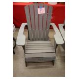 LIFETIME GREY ADIRONDACK CHAIR