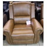ABBYSON LIVING BROWN LEATHER RECLINER