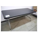 NEW LIFETIME BLACK 6FT FOLDING TABLE