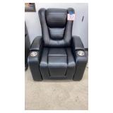 BLACK HOME THEATER POWER RECLINER