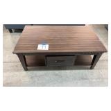 WOODEN COFFEE TABLE W/ DRAWER