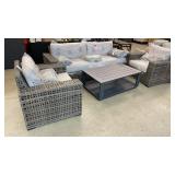 SUNBRELLA WOVEN ALL WEATHER 3PC PATIO SET