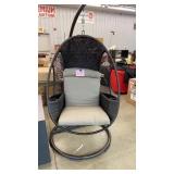 SUNBRELLA WOVEN HANGING EGG CHAIR