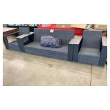 SUNBRELLA WOVEN 3PC OUTDOOR PATIO SET